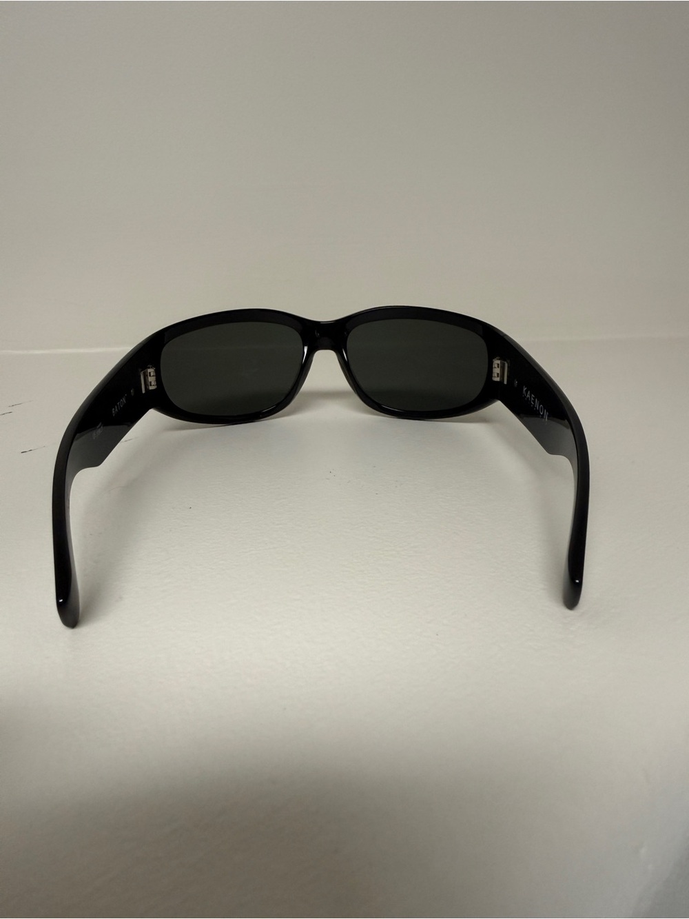 Kaenon Baton Black Polarized Sunglasses Oversized Wraparound Unisex